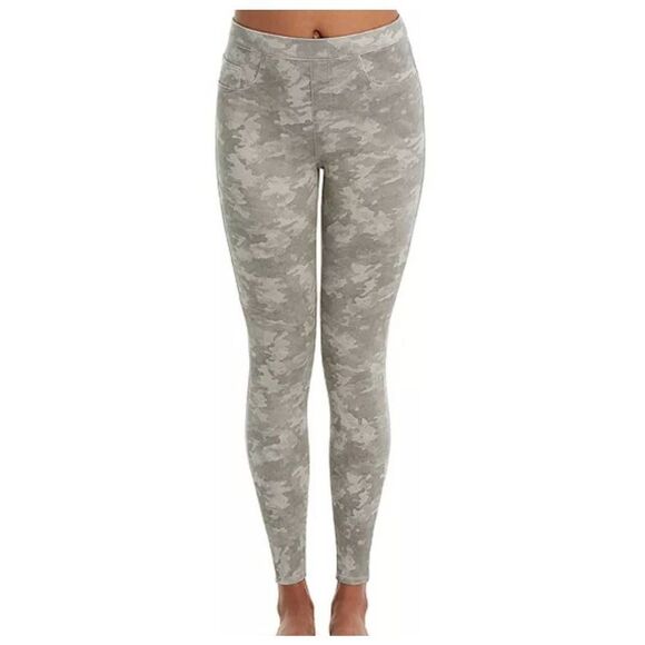 SPANX Stone Wash Camo Ankle Jean-ish Leggings sz Small - Picture 1 of 4